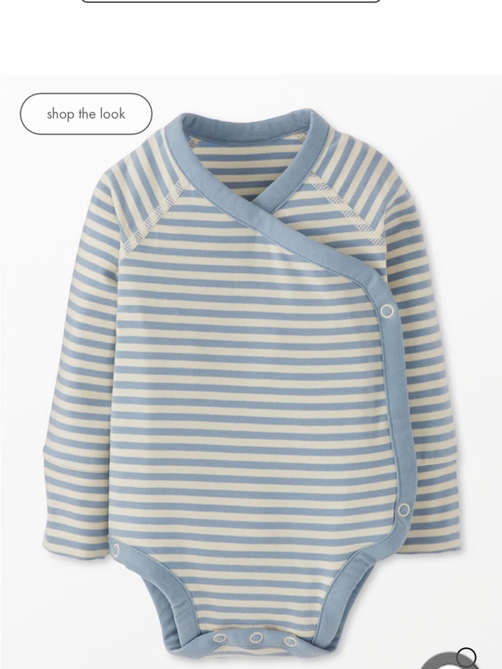 Hanna Andersson layette bodysuit